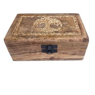 CAJA madera Árbol de la Vida